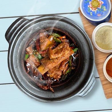 914. 砂锅肉骨茶 (干) Claypot BKT (Dry)-min