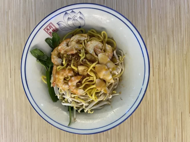 Abalone Clams Small Prawn Noodles 鲍贝小虾面