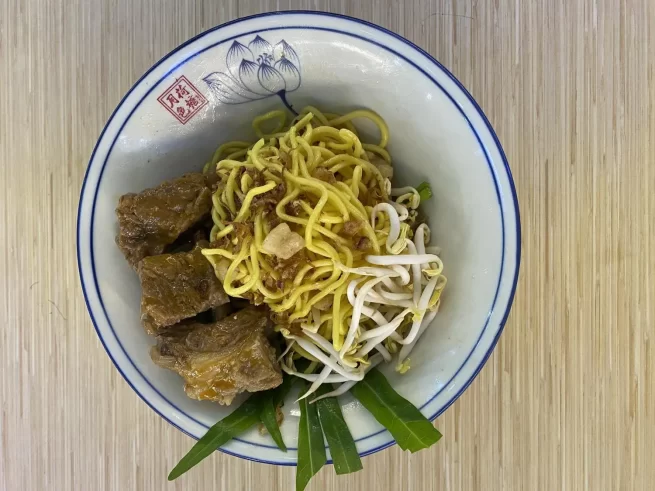 Homemade Pork Ribs Noodles  自制排骨面