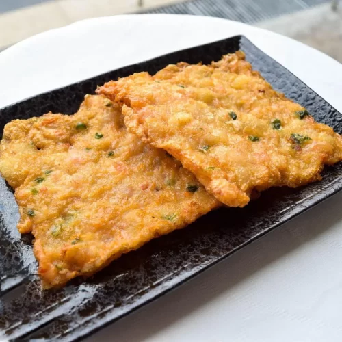 (Premium Selection 精选佳肴) 黄金虾饼 Golden Prawn Pancake