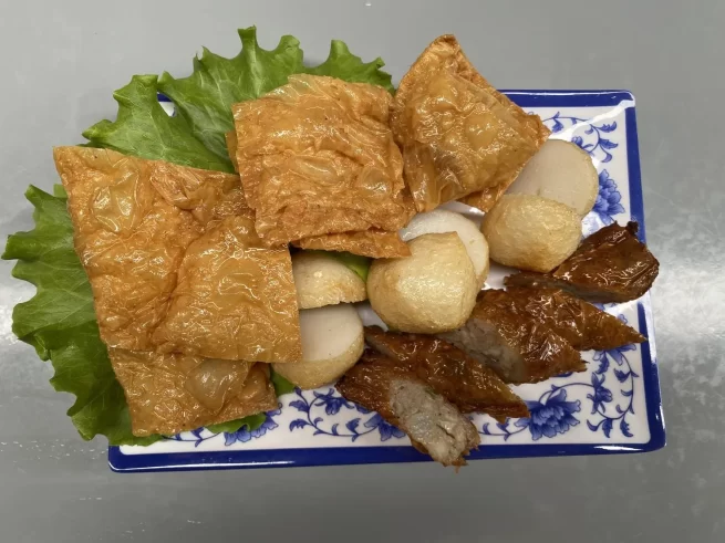 SET B- Homemade Fish Cake, Ngoh Hiang Roll, Prawn Cake, Spring Roll and Cucumber
自制鱼饼, 五香卷 , 虾饼, 春卷和黄瓜