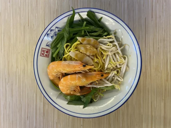Abalone Clams Prawn Noodles 鲍贝虾面
